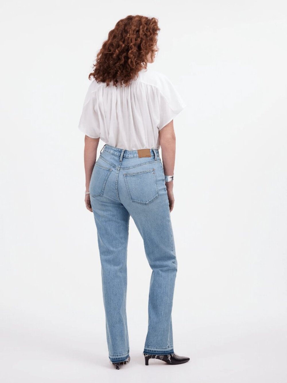 Madewell The Curvy Mid-Rise ’90s Straight Jean Light Wash 31 - Picture 3 of 14